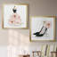 «Floral Gown» - ensemble de 2 reproductions d'art-399453992-399453993-399453974