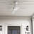 Hunter 52 inch ENERGY STAR® Damp Rated Ceiling Fan with LED Light Kit and Handheld Remote-109003828-109003827