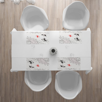 Polyester Abstract Rectangle Placemat