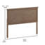 Tête de lit ajustable Culbert Herring-1308721813-1308721811
