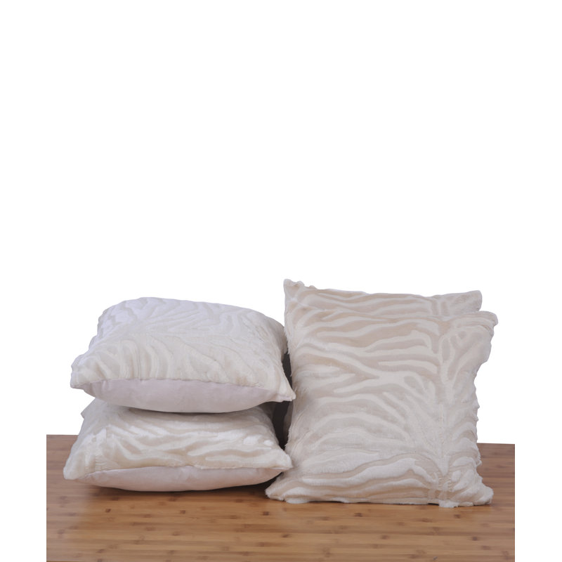 Square Cushion Cover, Ivory