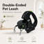 Laisse pour chien rétractable 2 en 1 pour deux chiens avec poignée ergonomique et frein à une main-134180085