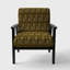 Fauteuil d'appoint rembourré Mid-Century Hollenden