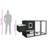Demitrice Weather Resistant Chicken Hutch-614614474