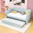 Gabbey Upholstered Daybed with Trundle and Slats-478305771