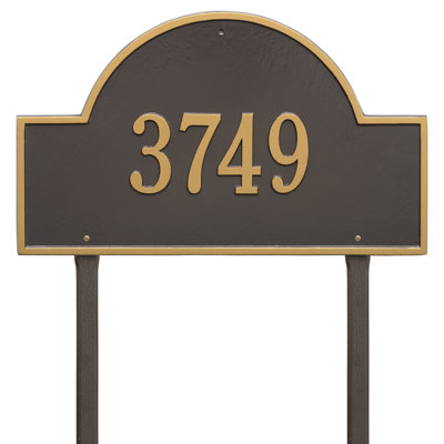 1-Line Lawn Address sign