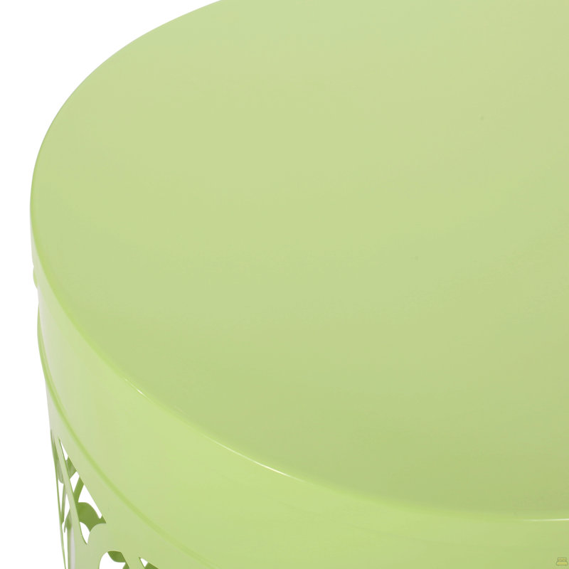Table de bout d'extérieur en métal - Grand, Vert