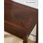 Table d'ordinateur d'écriture vintage en bois massif avec 2 tiroirs de rangement