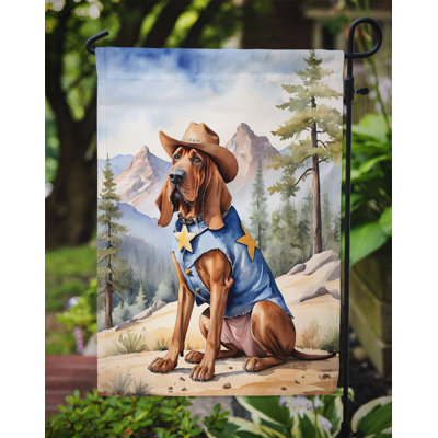 Drapeau Cowboy Welcome Garden