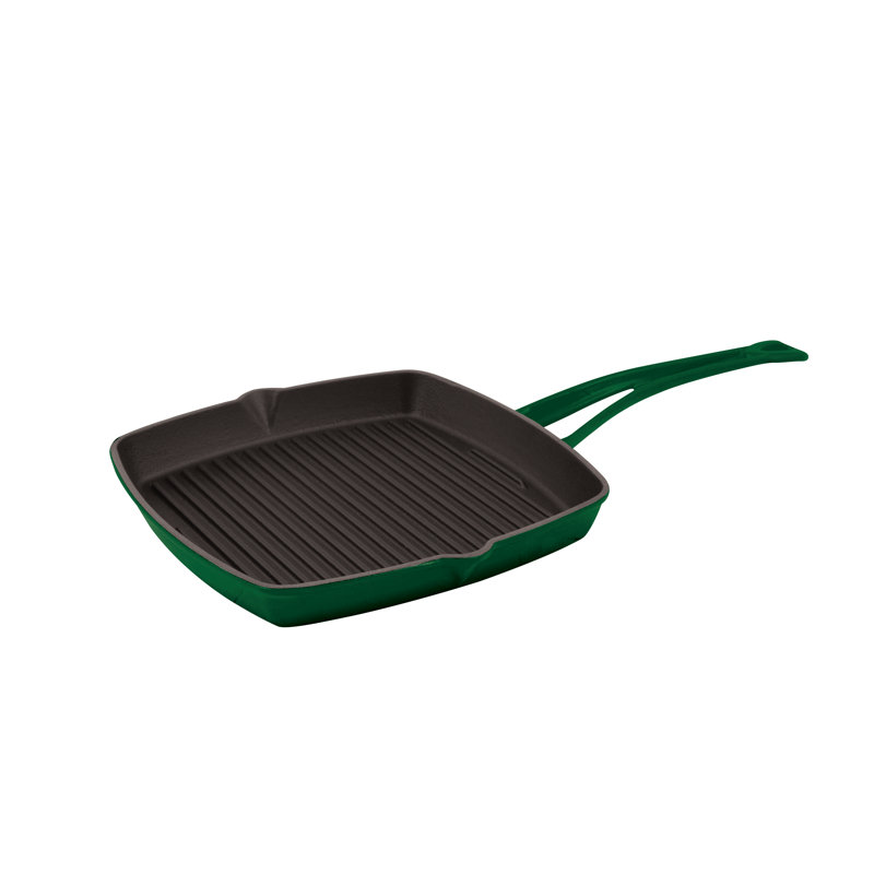 Poêle à gril intégral 10,25" lave canada, Vert