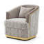 Fauteuil Lexington G00280A-C, brun / beige clair