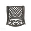 Ensemble de 2 chaises de patio en aluminium coulé AUSTIN