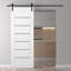 Porte de grange préfinie en bois massif Alba-66192634-109188980