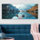 Stunning Decorative Canvas Painting, 19.7 x 47.2 inches | 100% Canvas, 100% Wooden Frame (Thickness: 1.2 inches) | Ideal for Living Room, Bedroom, and Office Decor | Vibrant Colors & Unique Design