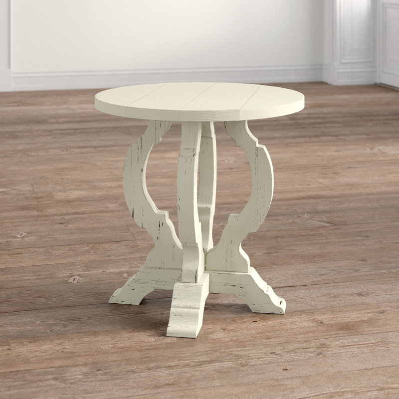 Vindas End Table, Orchard White