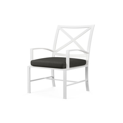 Bristol Premium All-Weather Wicker Outdoor Dining Armchair with Sunbrella® Cushion
