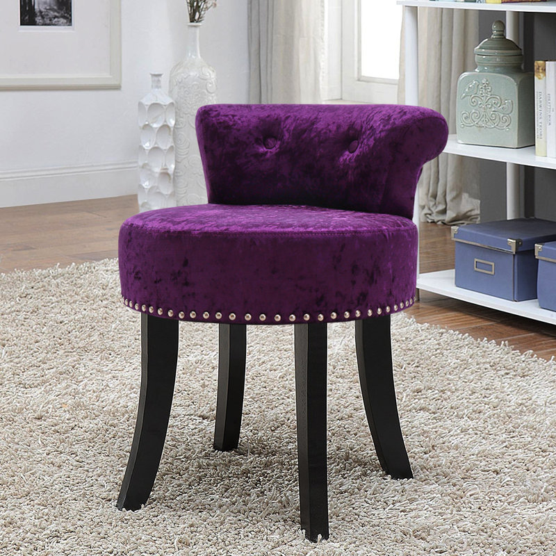 Solid + Manufactured Wood Accent Stool