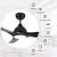 52 Inch 3 Blades DC Motor Smart Ceiling Fan with Remote and Light Kit.-2037621920