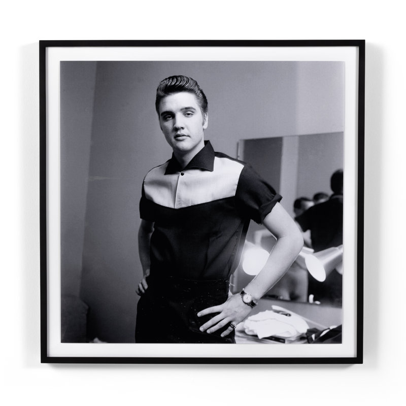Elvis Presley On Milton Berle Print by Getty Images, 40" H x 40" W x 1.5" D