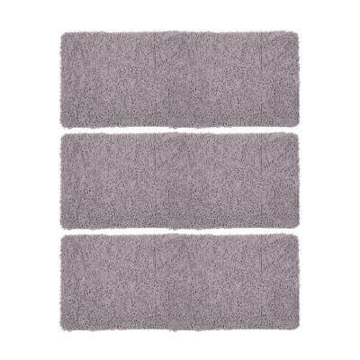 Pearletta Bath Rug with Non-Slip Backing Set