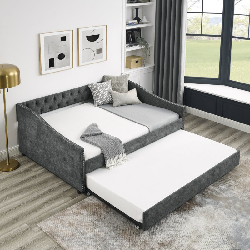 Cherel Daybed, Gray, Twin