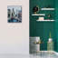  «River View» par Curt Crain, art mural sur toile, 20 po x 24 po