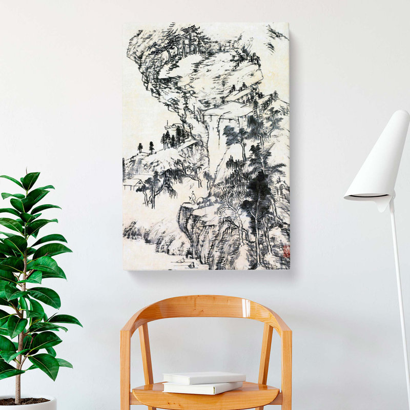 Landscape View by Bada Shanren - Wrapped Canvas, 60cm H x 40cm W x 3cm D