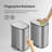 BinMax Stainless Steel Garbage Bin Silent Close Step-on Trash Can for Kitchen Bathroom-93795720