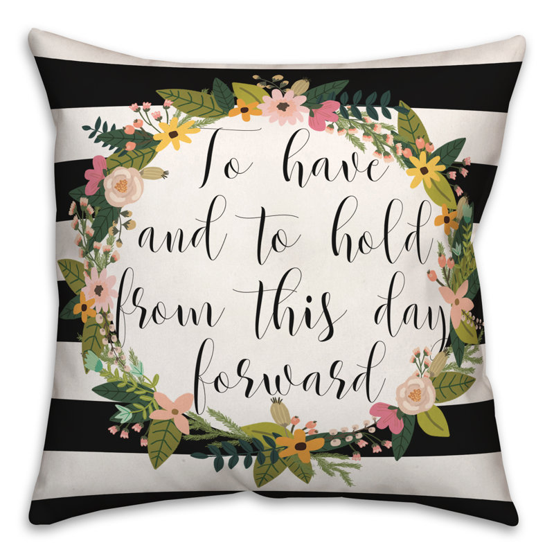 Coussin «To Have And To Hold»