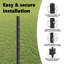 Fence Posts 11 Pcs U-Channel-1167182819-1167182816