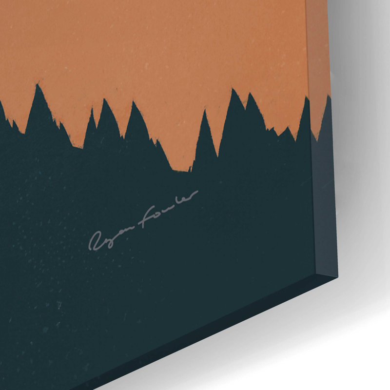«Mountain View Terra Cotta» par Ryan Fowler, H 12 po x l 12 po x P 0,13 po