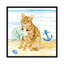 «Summer Purr Party IV», reproduction d'impression sur toile tendue-29053373-72798030-72798031