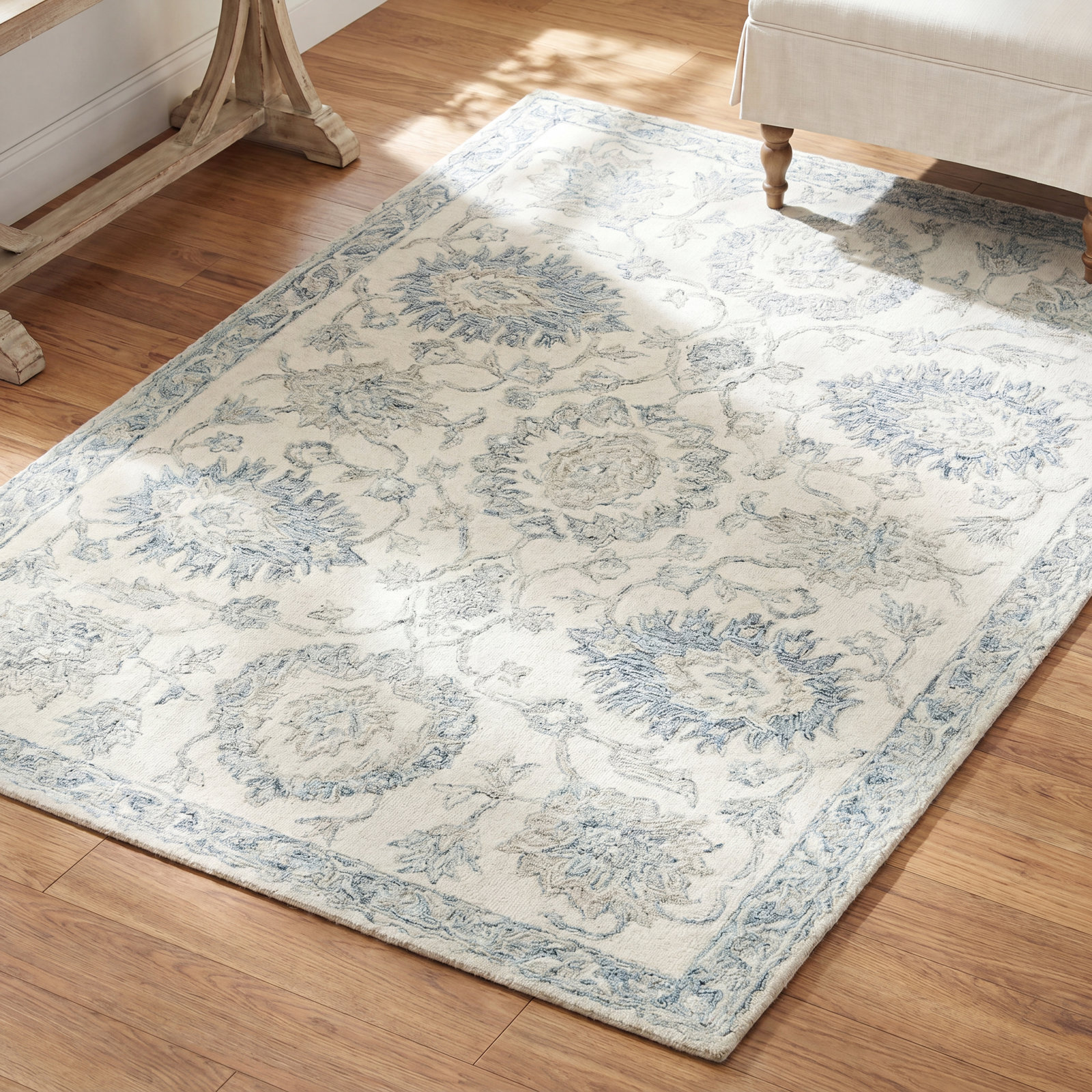 Aden Hand-Hooked Wool Oriental Rug, Rectangle 5' x 7'6"