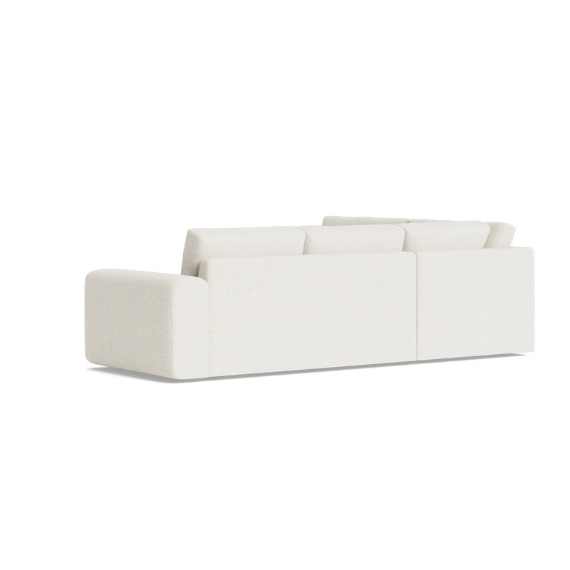 The OG Sectional, Plush Woven - Tan, Left Hand Facing