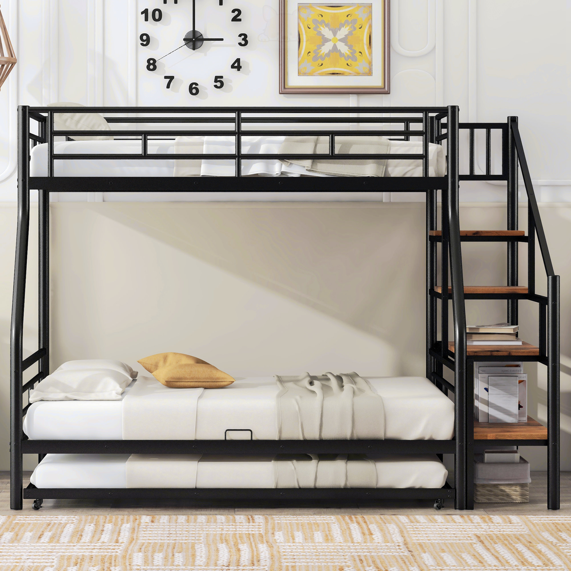 Mason & Marbles Wynantskill Metal Platform Storage Bed | Wayfair