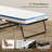Space-saving Portable Folding Bed, Steel Frame With Memory Foam Comfort, Ideal For Modern Living Spaces
