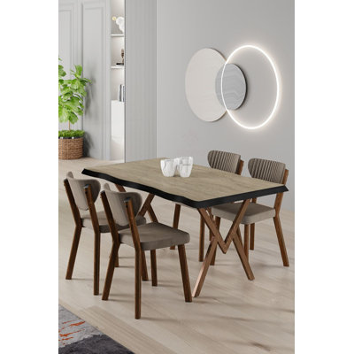 Dining Table & Chairs Set (5 Pieces)