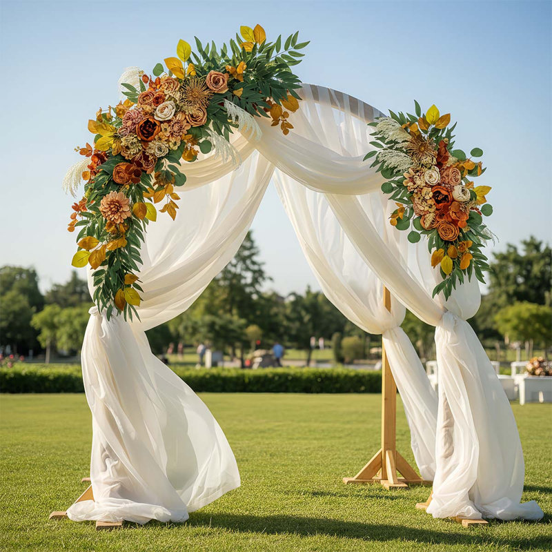 Bouquet de mariage, Jaune/orange