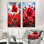 Symphonie écarlate «Flower Field» - 2 pièces