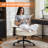 28"W Wide Office Chair with 7.2" Thick Seat, Flip-Up Arms, Adjustable Height & Tilt-1293125589