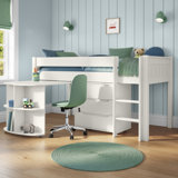 New Classic Midsleeper with a Pull Out Desk and 3 Drawer Chest