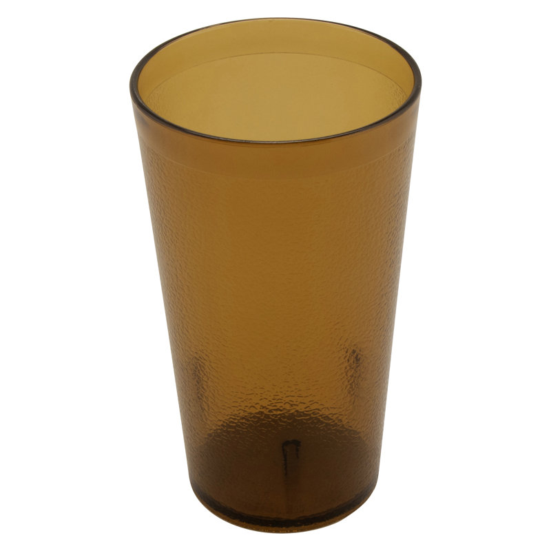 GET Gobelets de restaurant en plastique robustes, Brun, Verre à vin