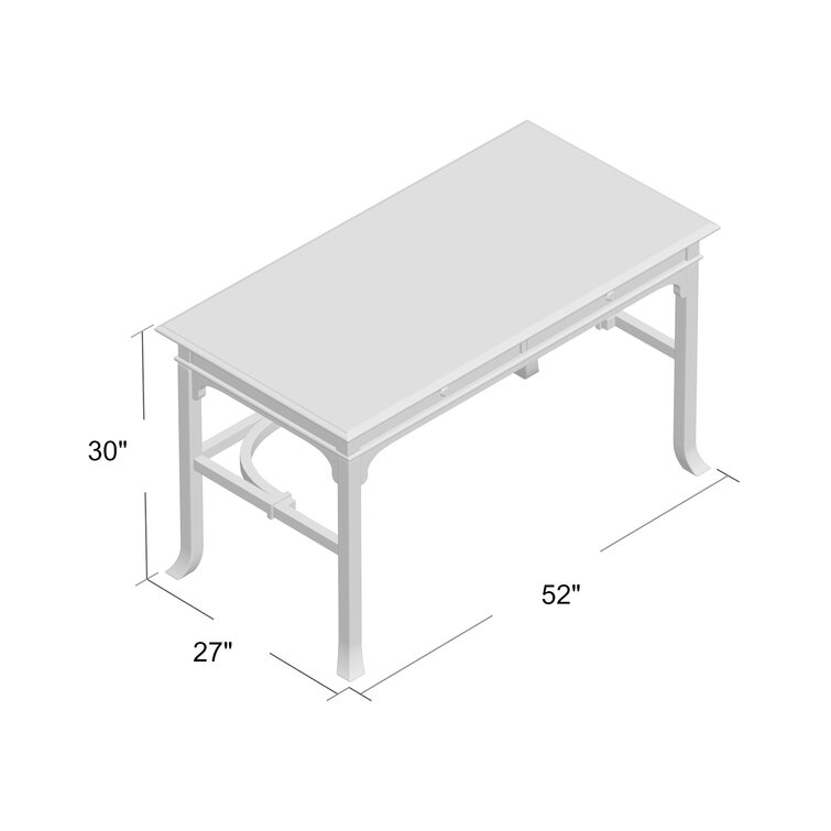 Rhys Desk (52) - Weathered White/Simply White