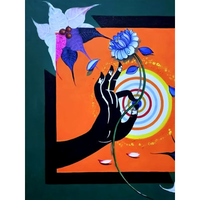 Symbole de Devine | Acrylique sur toile | Par Ramesh Baliram Sawale