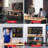 Work Table for Garage Adjustable Workbench with Power Outlets Pegboard Pad