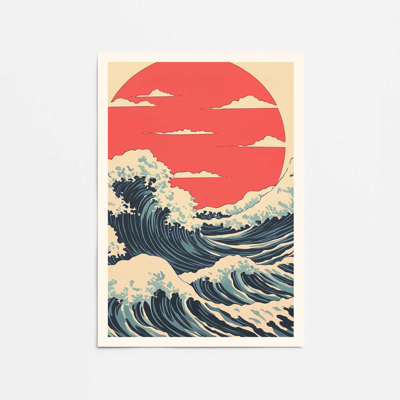 Sundown Swell, impression sur papier mat d'archives, Ne s’applique pas, Impression sans cadre, H 16 po x l 12 po