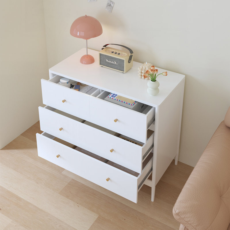 White 4-Drawer Kids Dresser