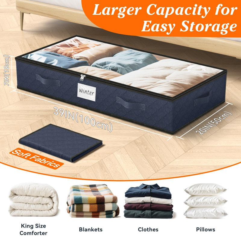 Rebrilliant Underbed Storage, Blue