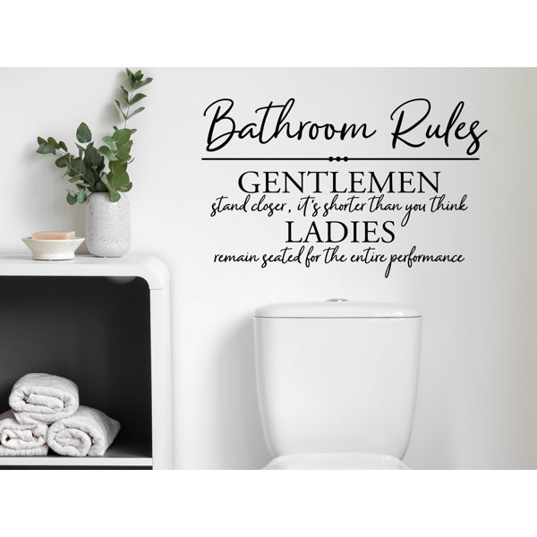 Bathroom Wall Decals Quotes