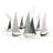 Regatta Sailboat Wall Sculpture, 42.5"